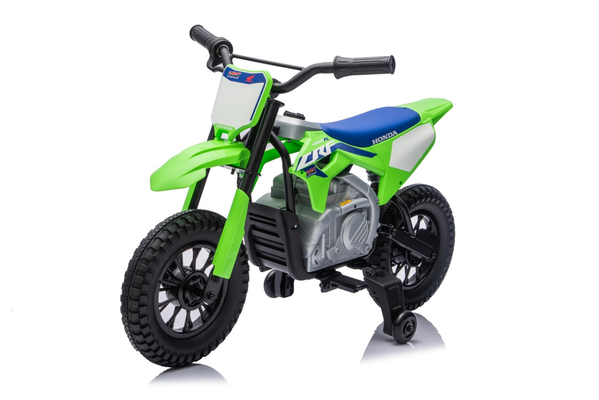 Elektrická motorka Honda CFR450R zelená