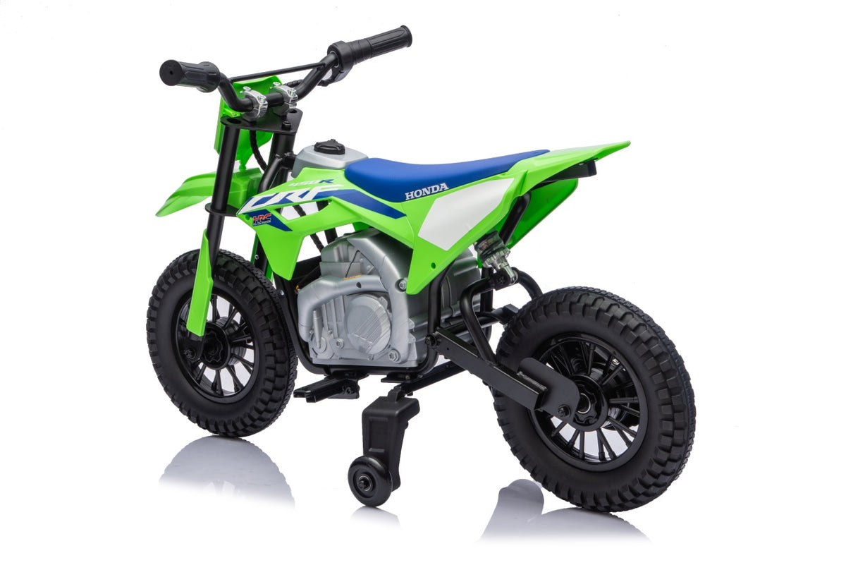 Elektrická motorka Honda CFR450R zelená
