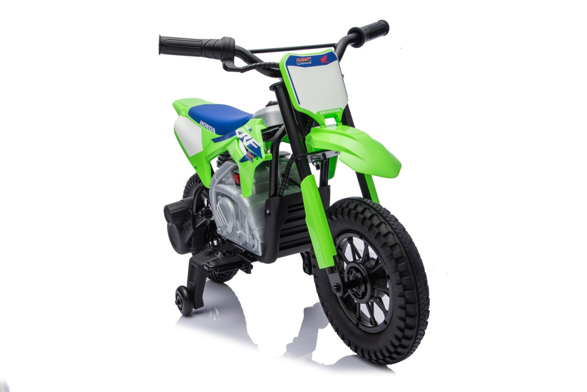 Elektrická motorka Honda CFR450R zelená