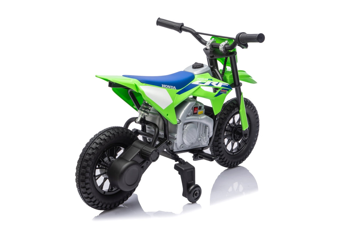 Elektrická motorka Honda CFR450R zelená