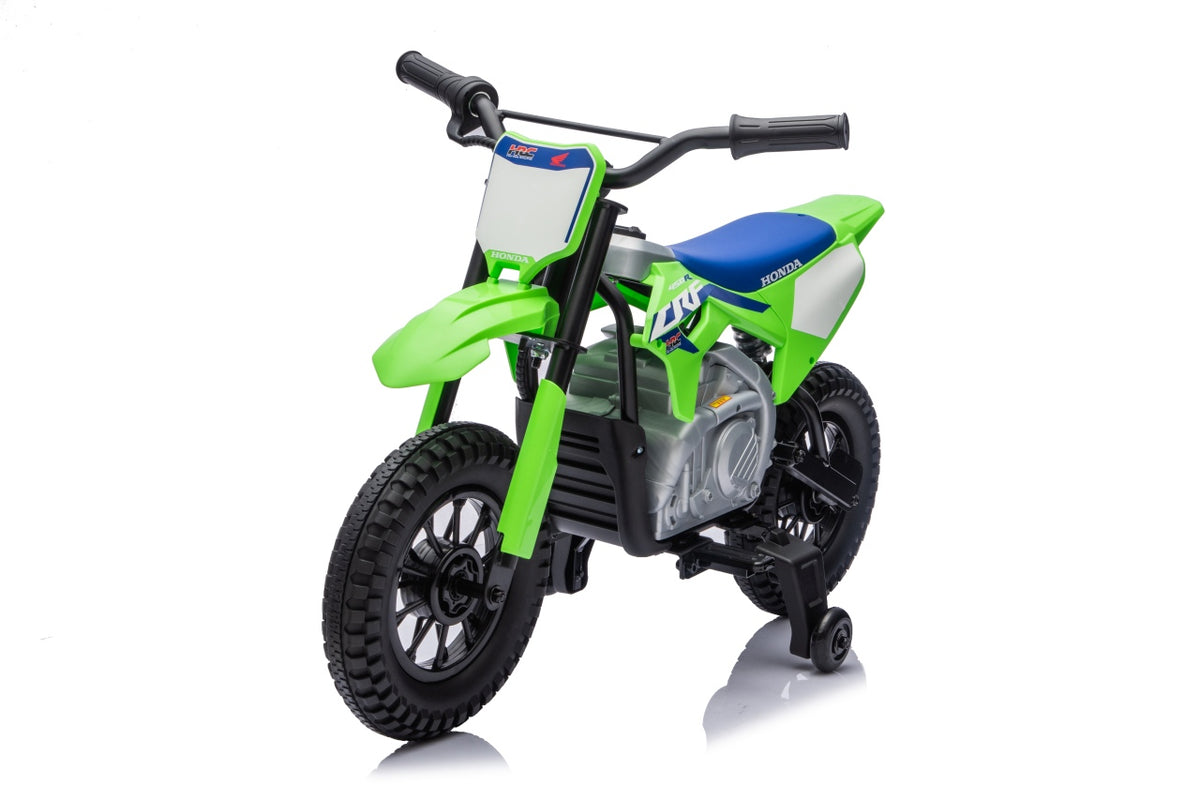 Elektrická motorka Honda CFR450R zelená