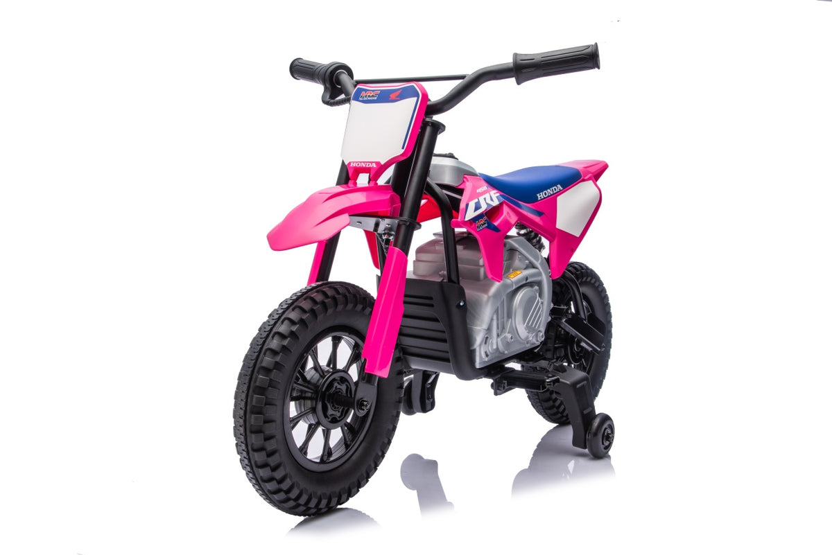 Elektrická motorka Honda CFR450R ružová