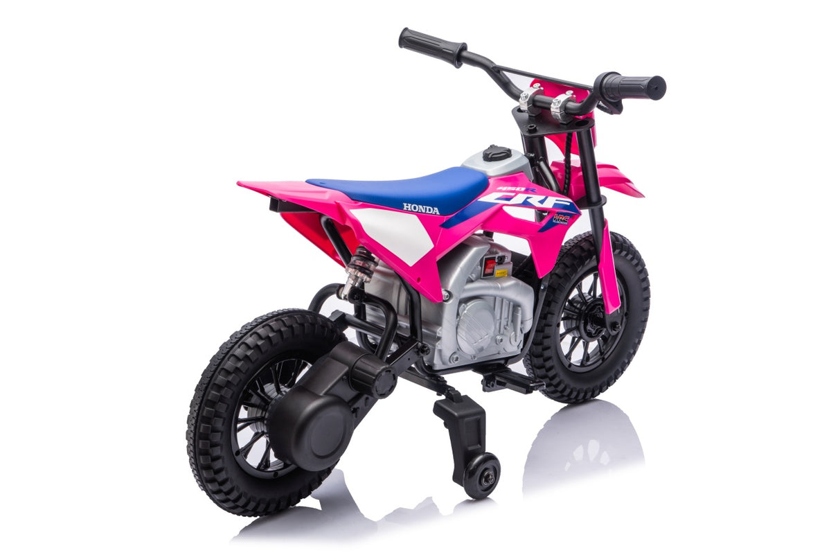 Elektrická motorka Honda CFR450R ružová