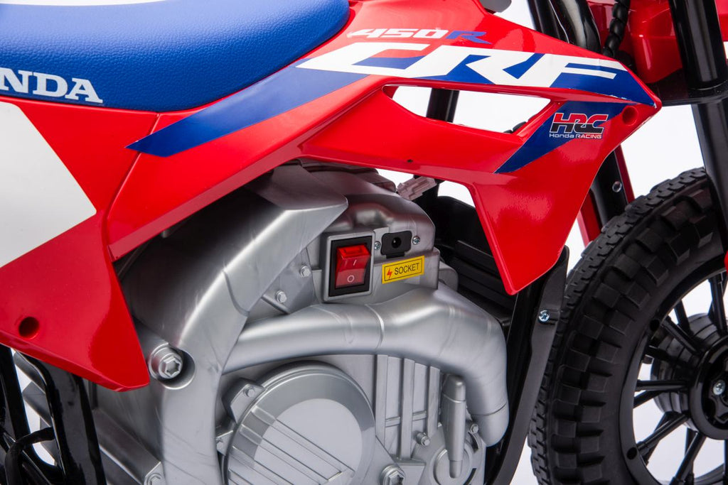 Elektrická motorka Honda CFR450R červená