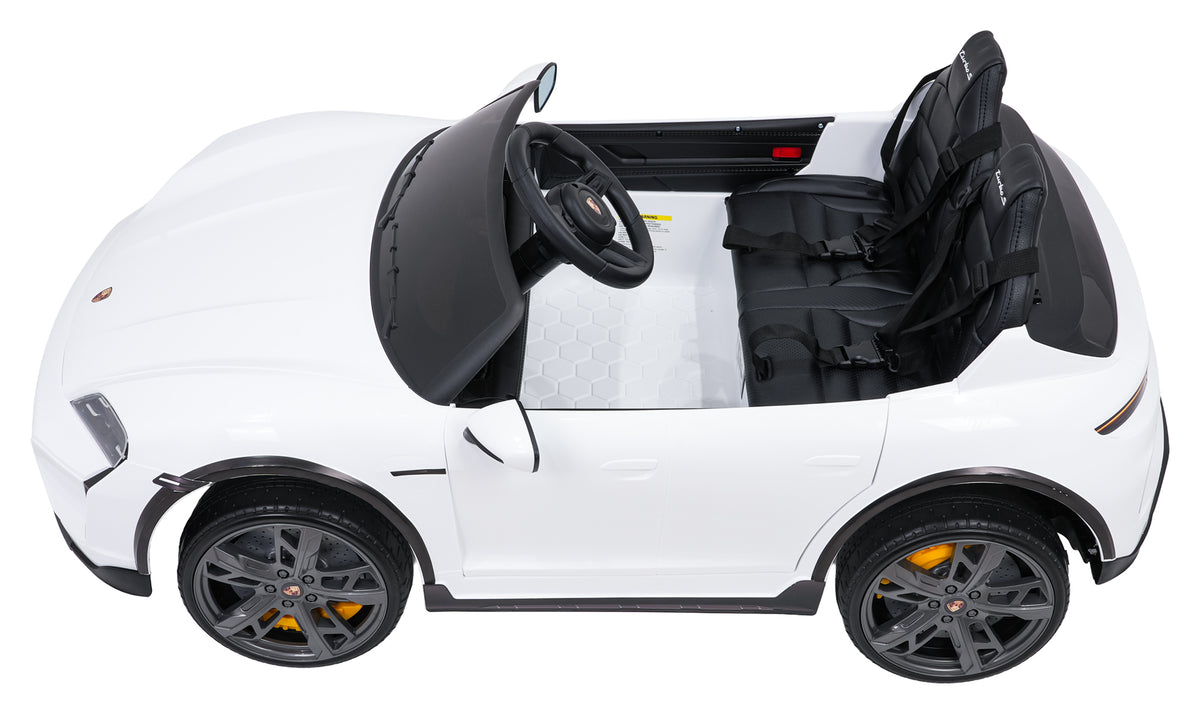 Elektrické autíčko Porsche Taycan Turbo S biela