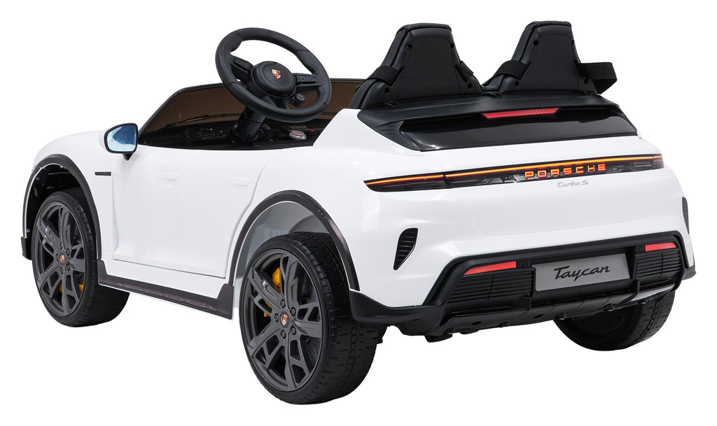 Vehicle Porsche Taycan Turbo S White
