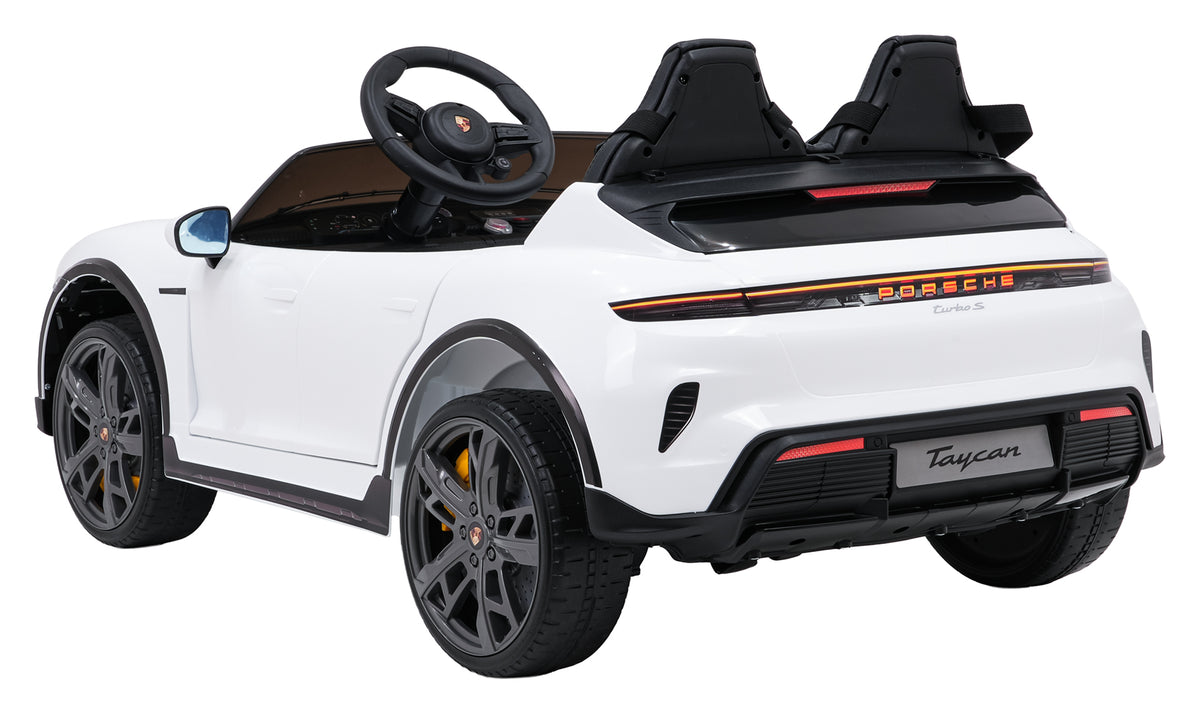 Vehicle Porsche Taycan Turbo S White