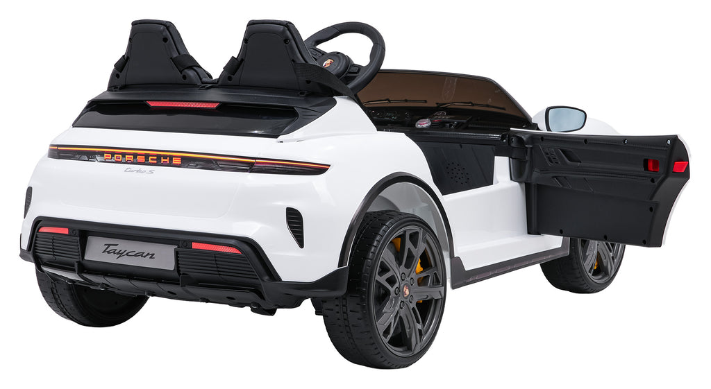 Elektrické autíčko Porsche Taycan Turbo S biela