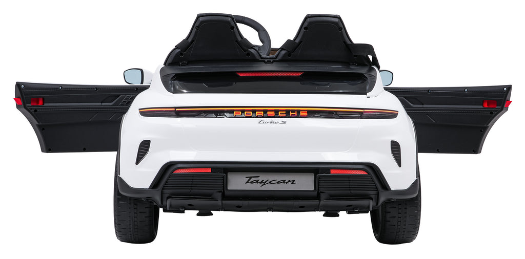 Vehicle Porsche Taycan Turbo S White