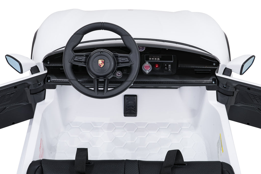 Elektrické autíčko Porsche Taycan Turbo S biela