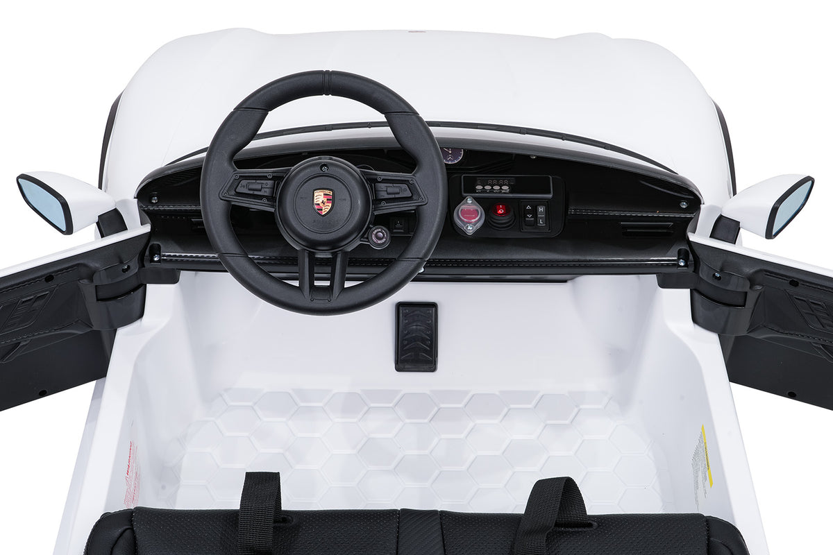 Elektrické autíčko Porsche Taycan Turbo S biela