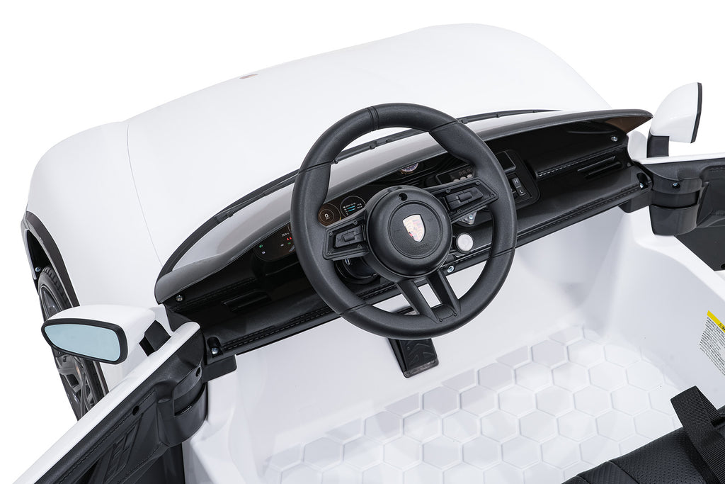 Elektrické autíčko Porsche Taycan Turbo S biela