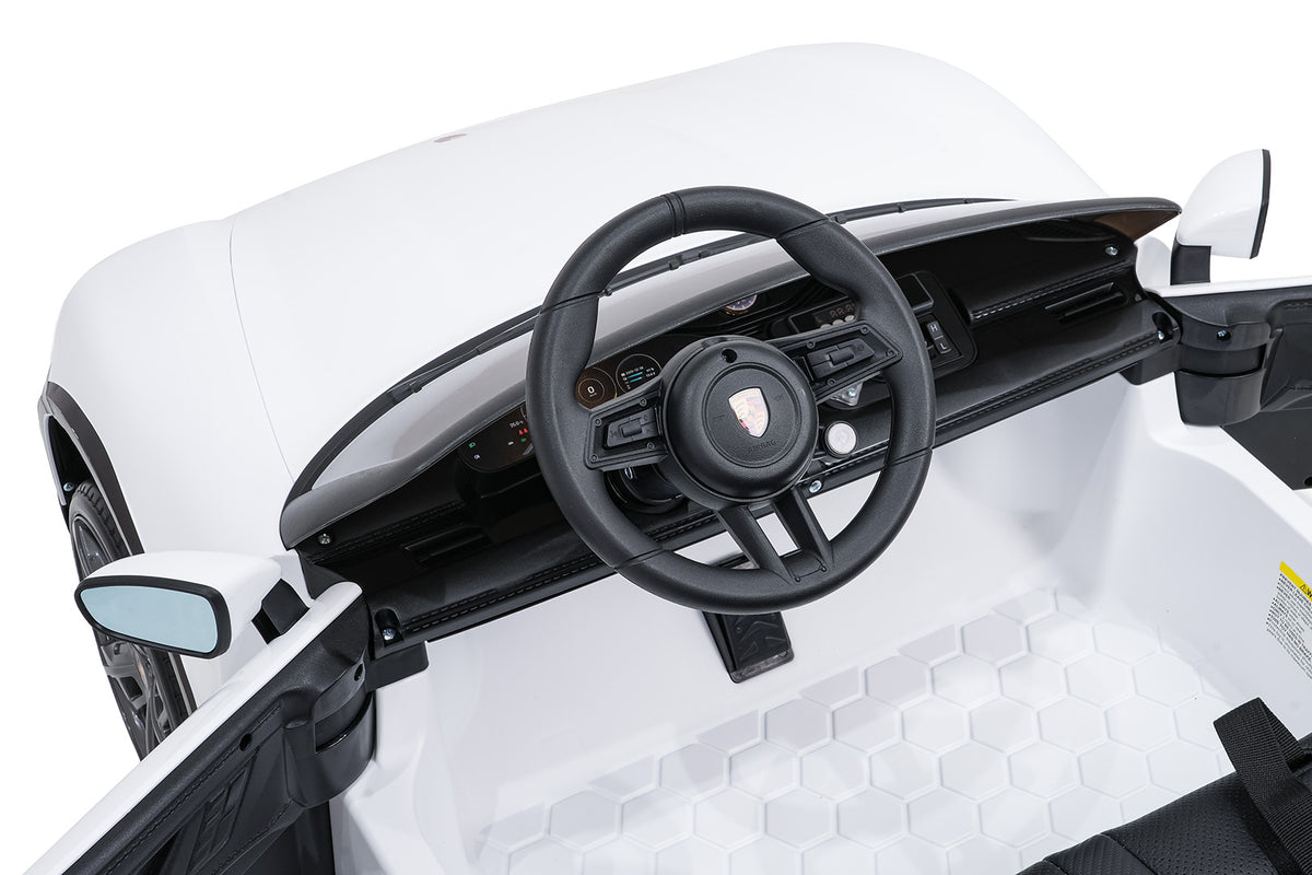 Elektrické autíčko Porsche Taycan Turbo S biela