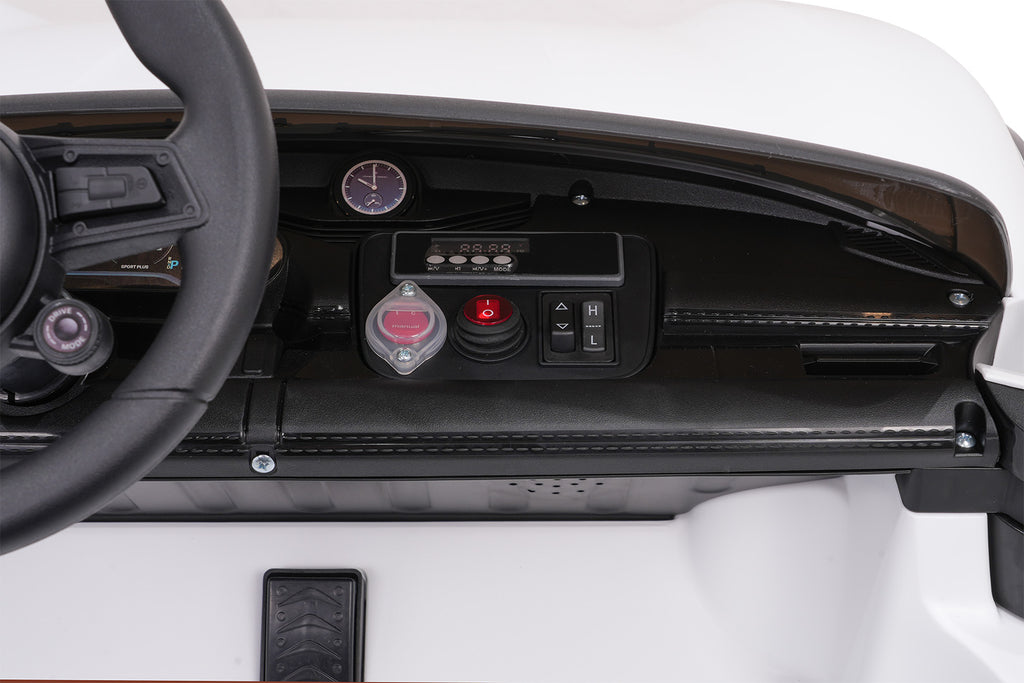 Elektrické autíčko Porsche Taycan Turbo S biela