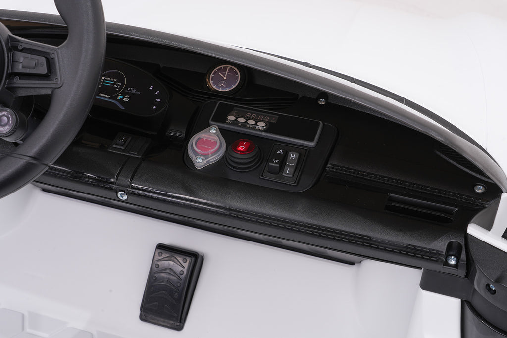 Elektrické autíčko Porsche Taycan Turbo S biela