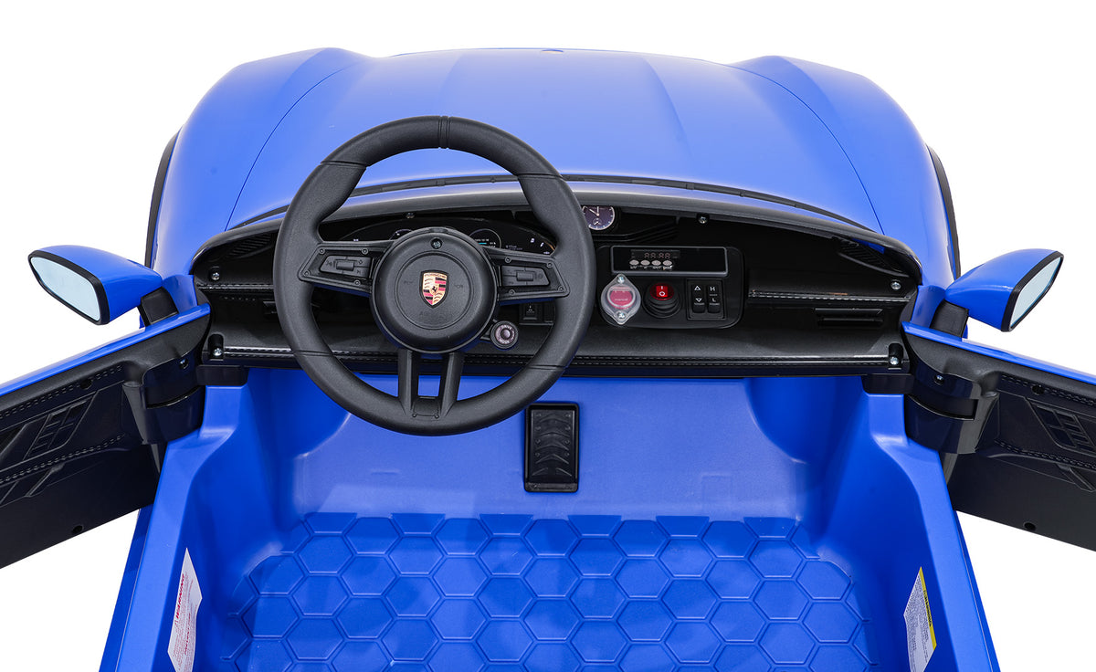 Elektrické autíčko Porsche Taycan Turbo S modrá