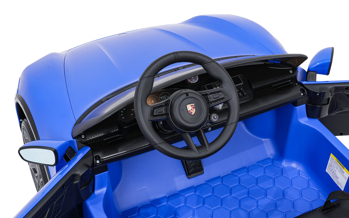 Elektrické autíčko Porsche Taycan Turbo S modrá