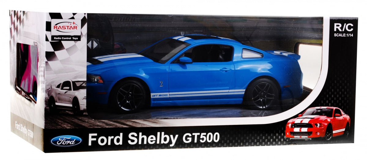 R/C toy car Ford Shelby Mustang GT500 Blue 1:14 RASTAR