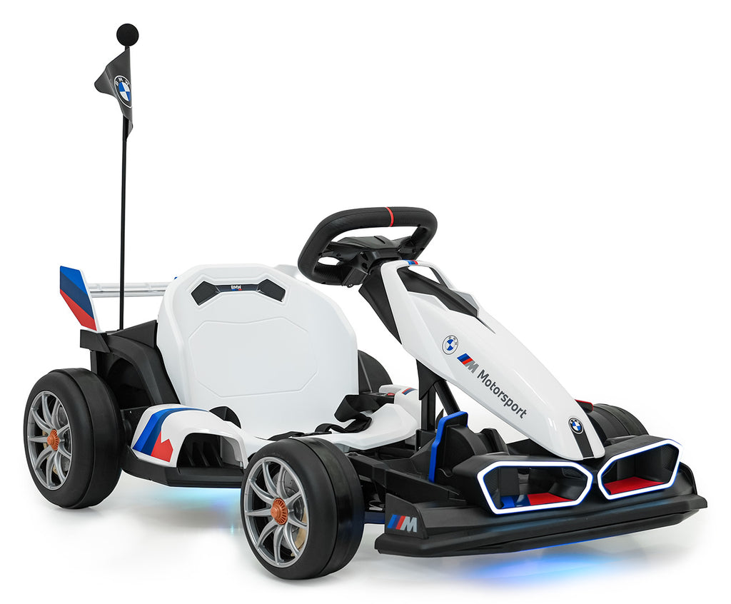 Elektrická driftovacia motokára BMW 24 V – biela