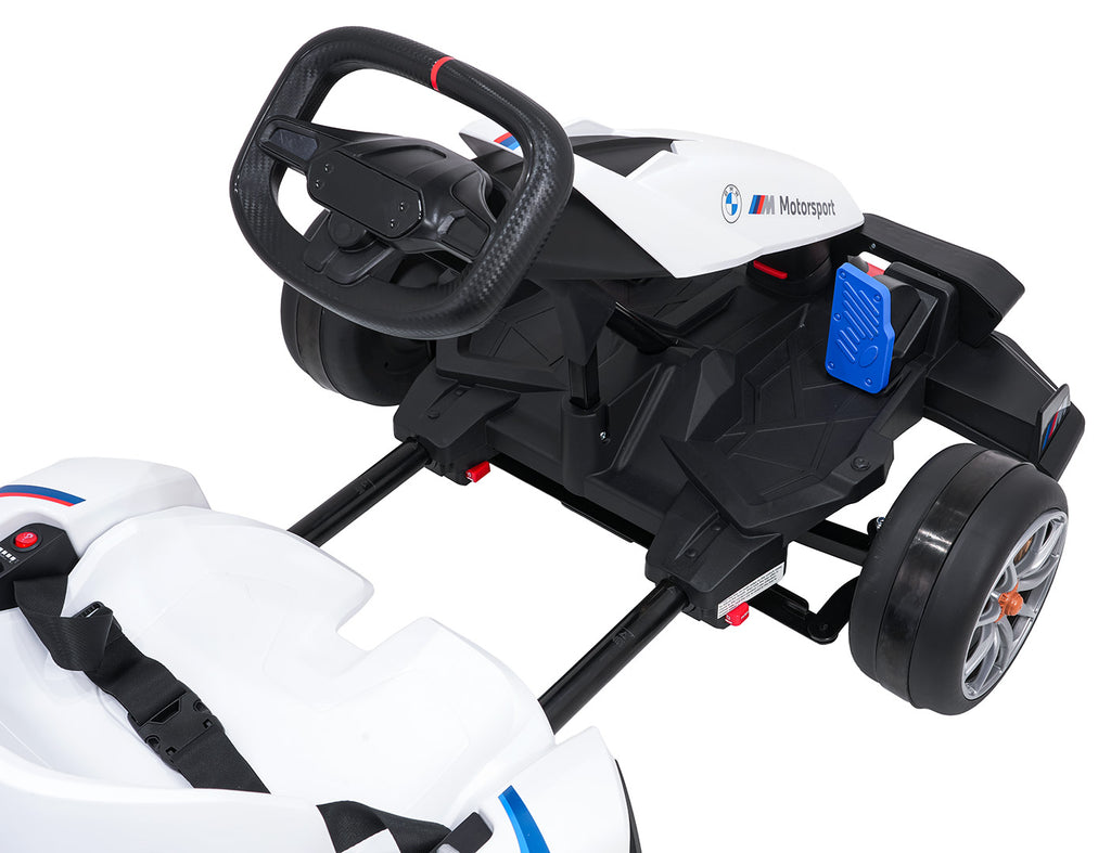 BMW Gokart Vehicle with Drift Function White