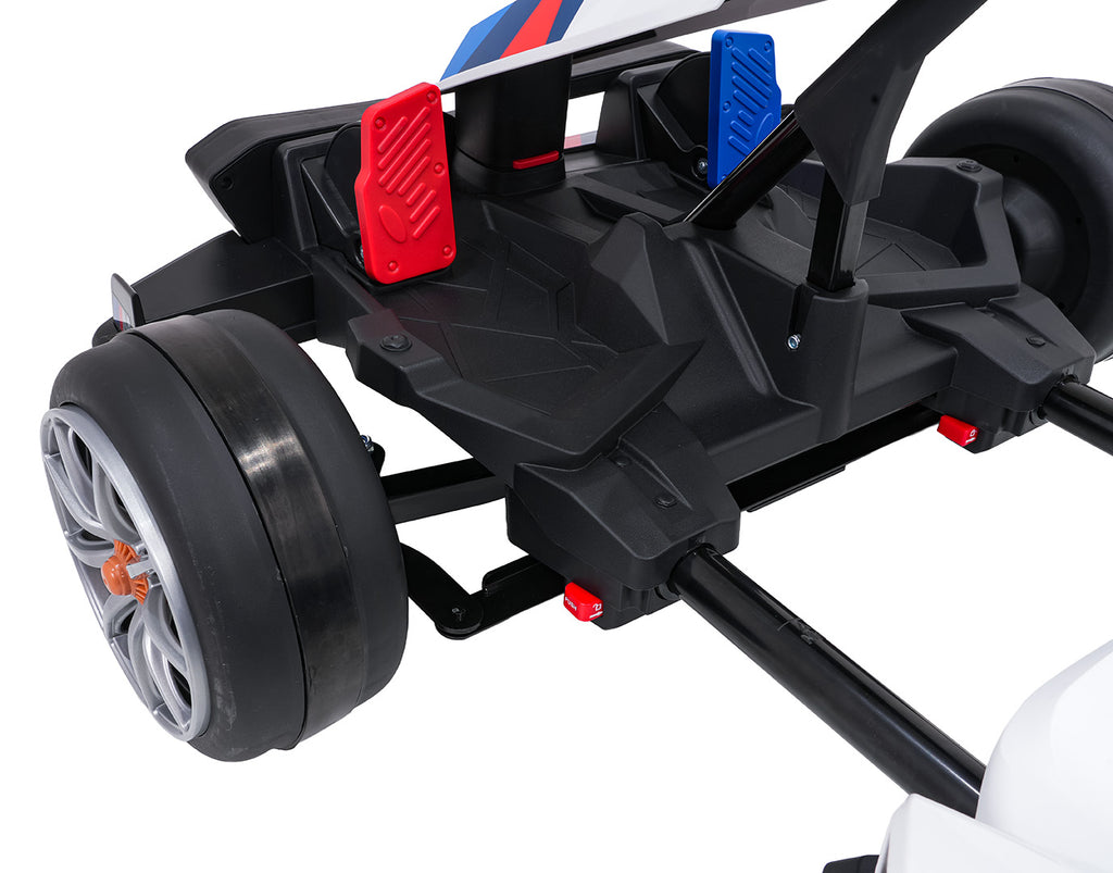 Elektrická driftovacia motokára BMW 24 V – biela