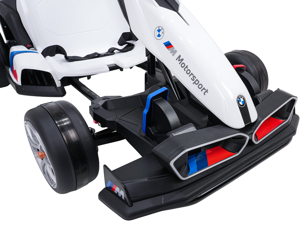Elektrická driftovacia motokára BMW 24 V – biela