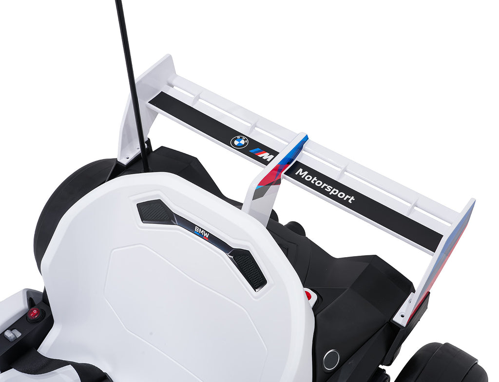 Elektrická driftovacia motokára BMW 24 V – biela