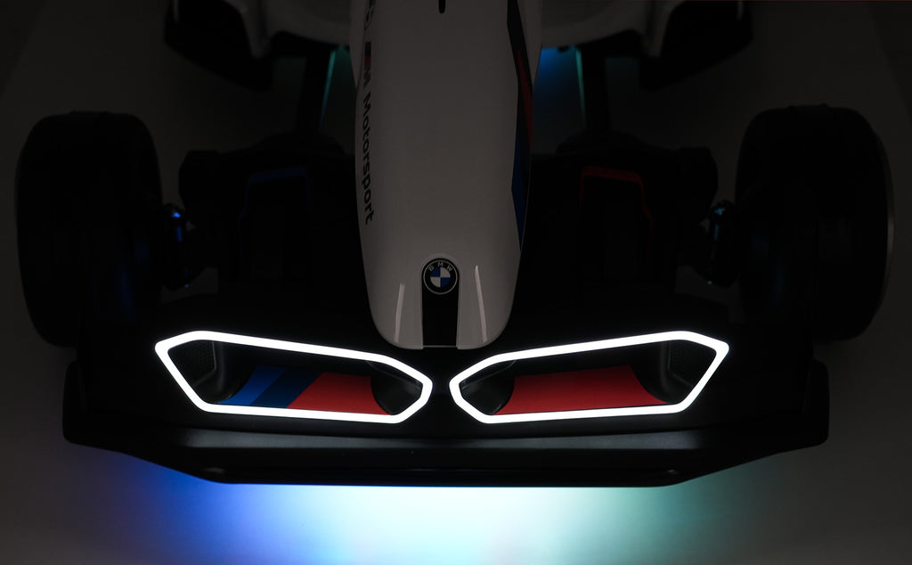 Elektrická driftovacia motokára BMW 24 V – biela