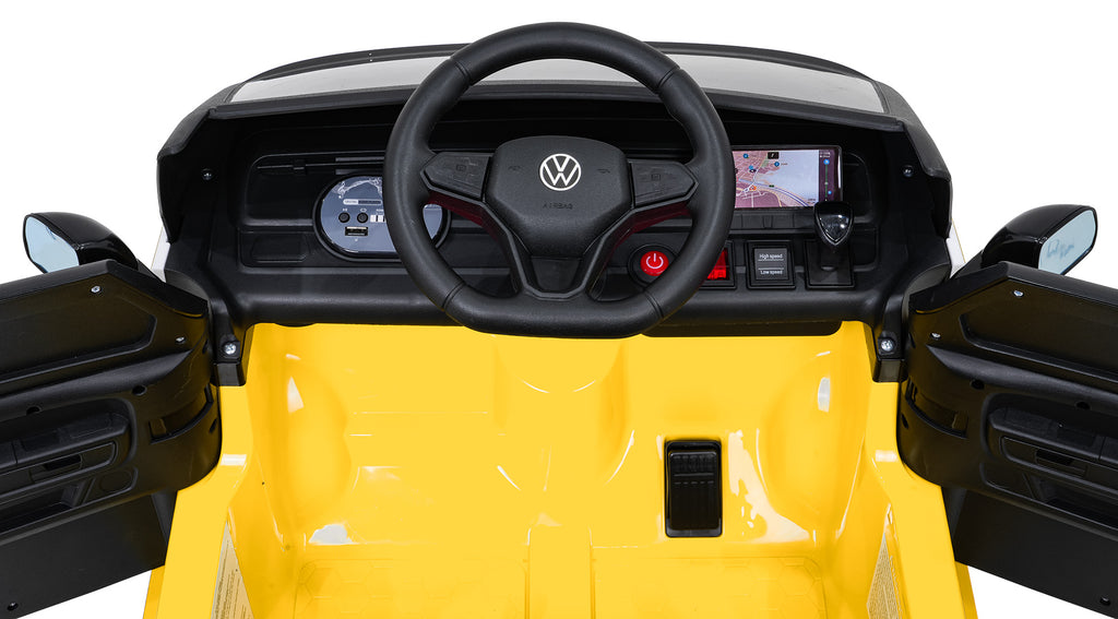 Elektrické autíčko Volkswagen ID BUZZ žltá