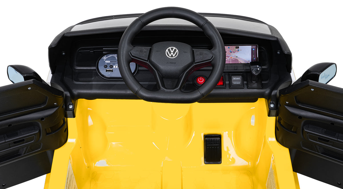 Elektrické autíčko Volkswagen ID BUZZ žltá