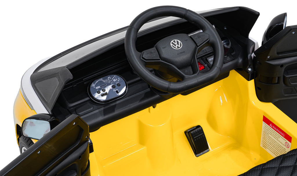 Elektrické autíčko Volkswagen ID BUZZ žltá