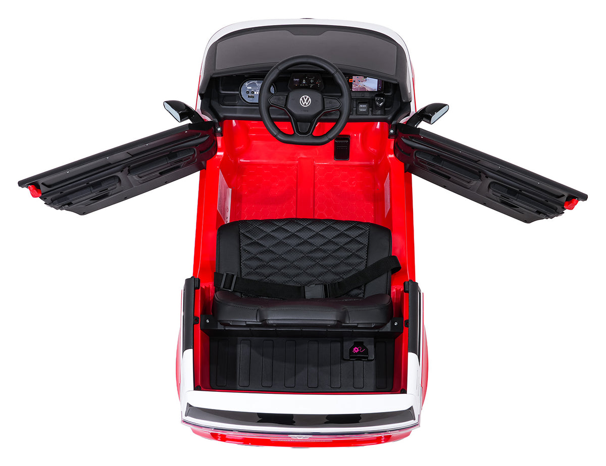 Elektrické autíčko Volkswagen ID BUZZ červená