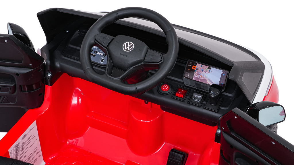 Elektrické autíčko Volkswagen ID BUZZ červená
