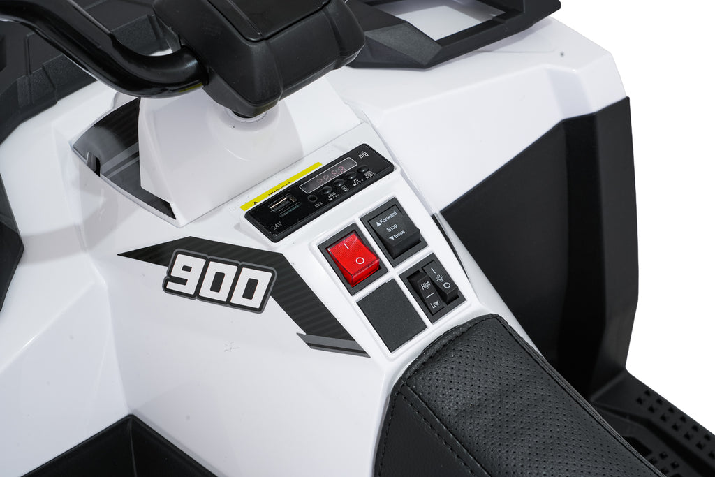 WOLF 4x4 ATV Quad Vehicle White