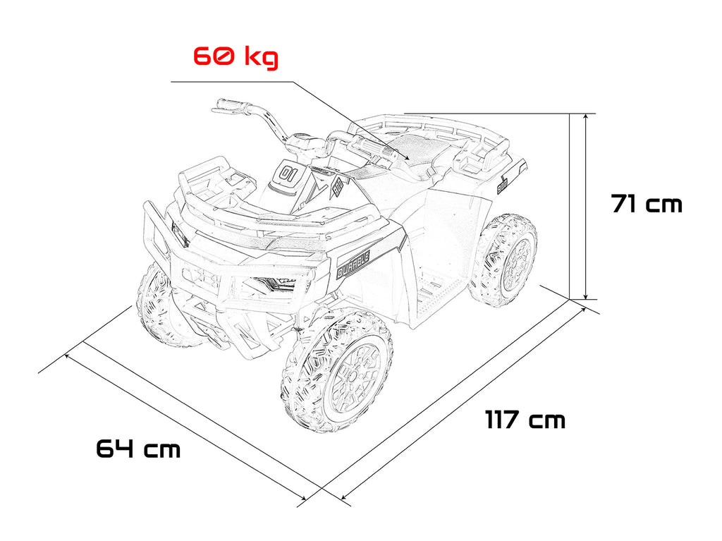 WOLF Pink 4x4 ATV Quad Vehicle