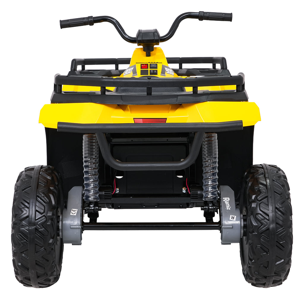 Elektrická štvorkolka 4x4 ATV WOLF žltá