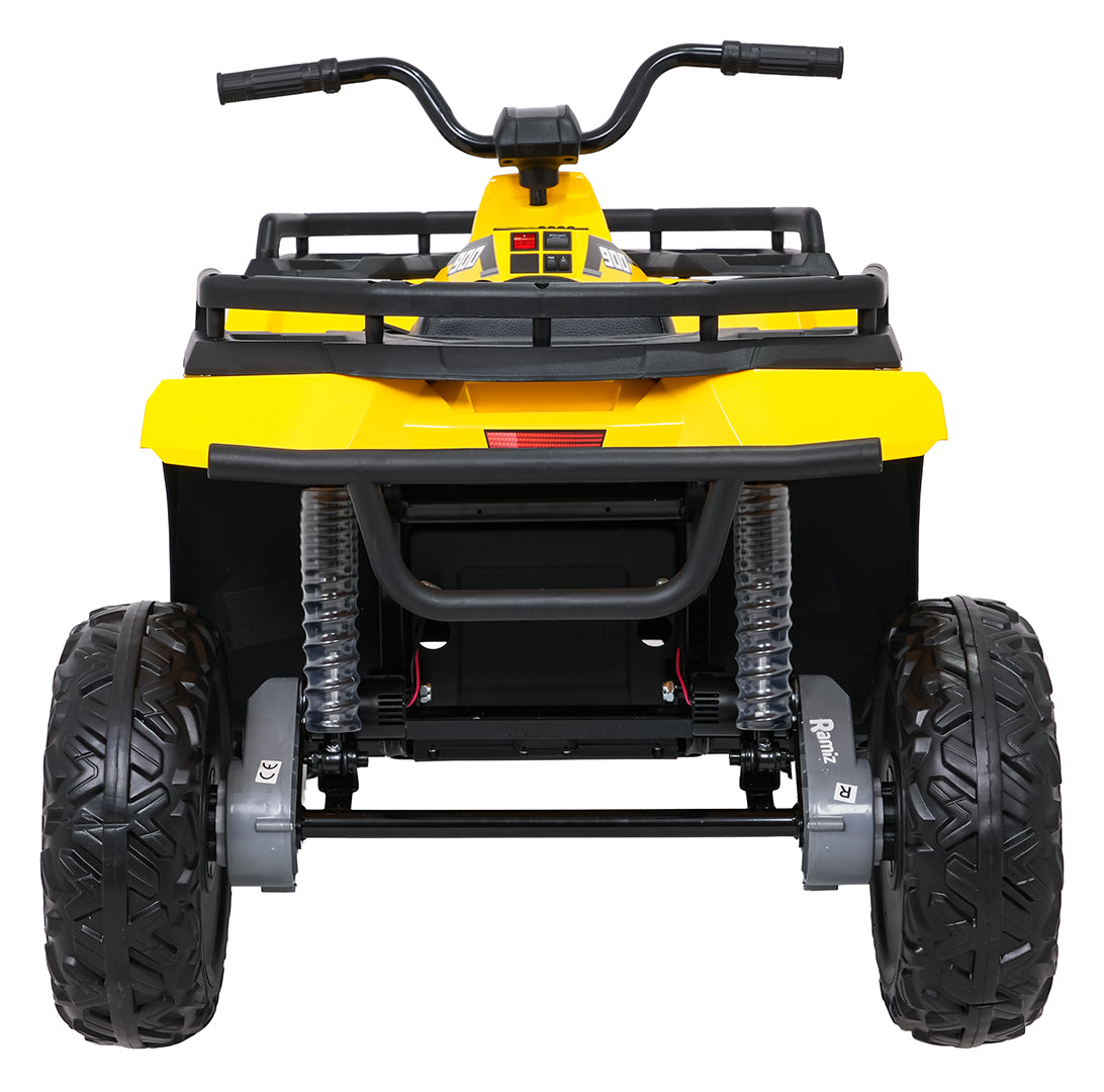 Elektrická štvorkolka 4x4 ATV WOLF žltá