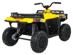 Elektrická štvorkolka 4x4 ATV WOLF žltá