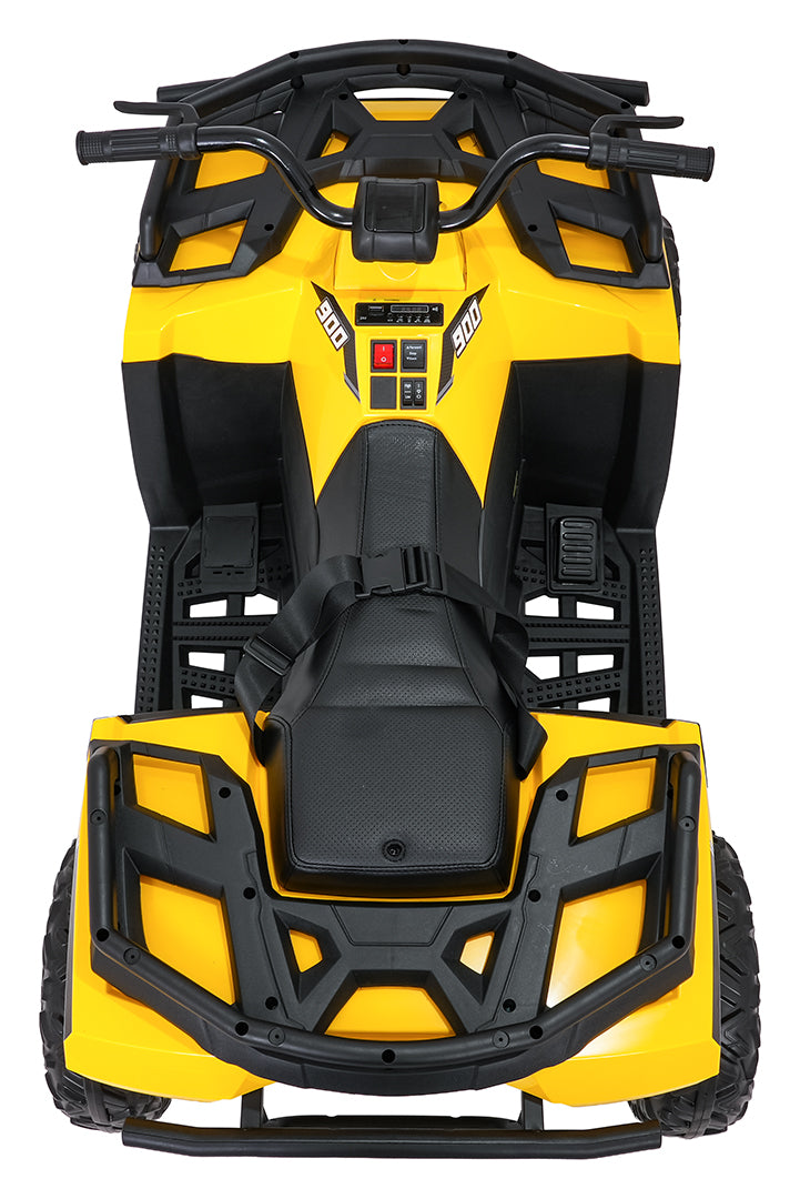 Elektrická štvorkolka 4x4 ATV WOLF žltá