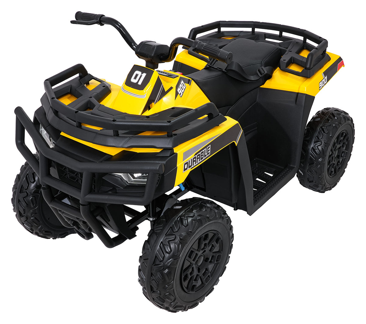 Elektrická štvorkolka 4x4 ATV WOLF žltá