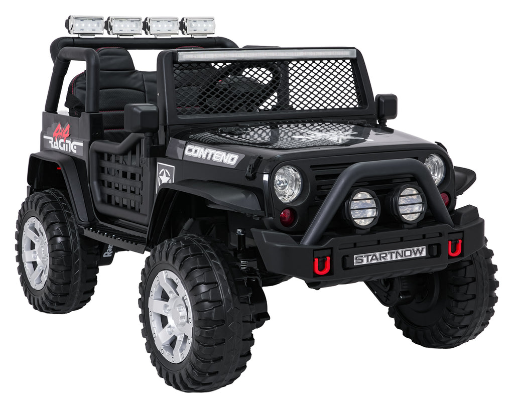Elektrické autíčko Jeep BEAST 4x4 čierna