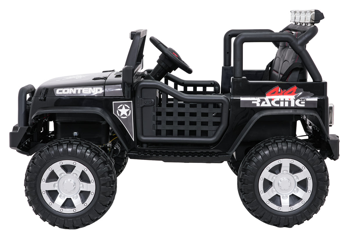 Elektrické autíčko Jeep BEAST 4x4 čierna