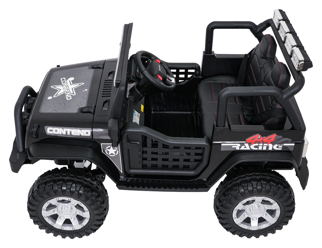 Elektrické autíčko Jeep BEAST 4x4 čierna