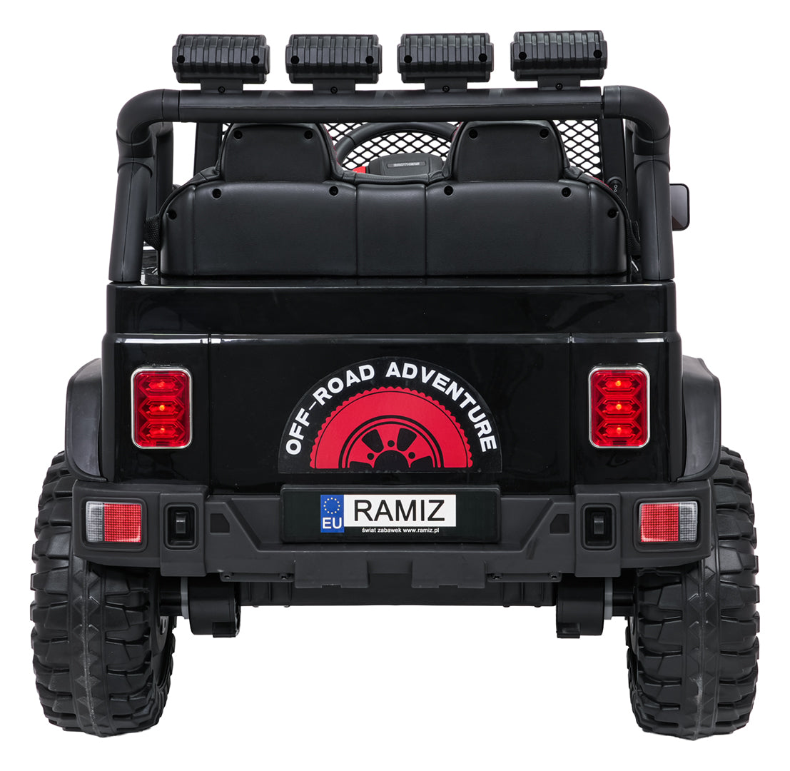 Elektrické autíčko Jeep BEAST 4x4 čierna