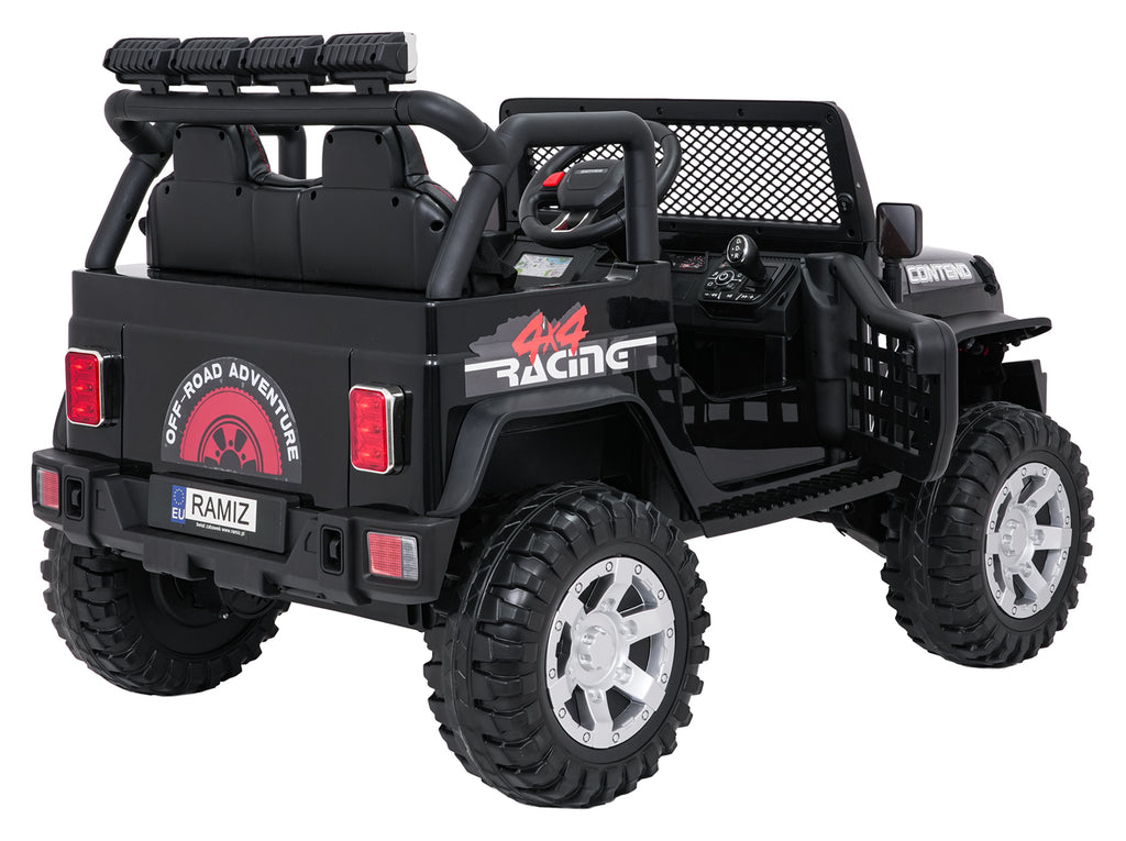 Elektrické autíčko Jeep BEAST 4x4 čierna