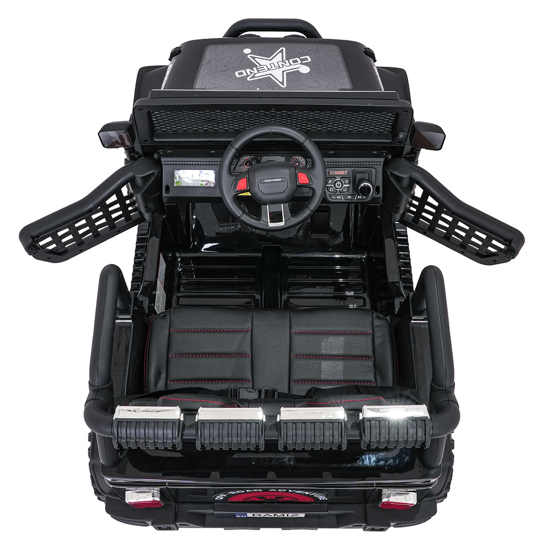 Elektrické autíčko Jeep BEAST 4x4 čierna