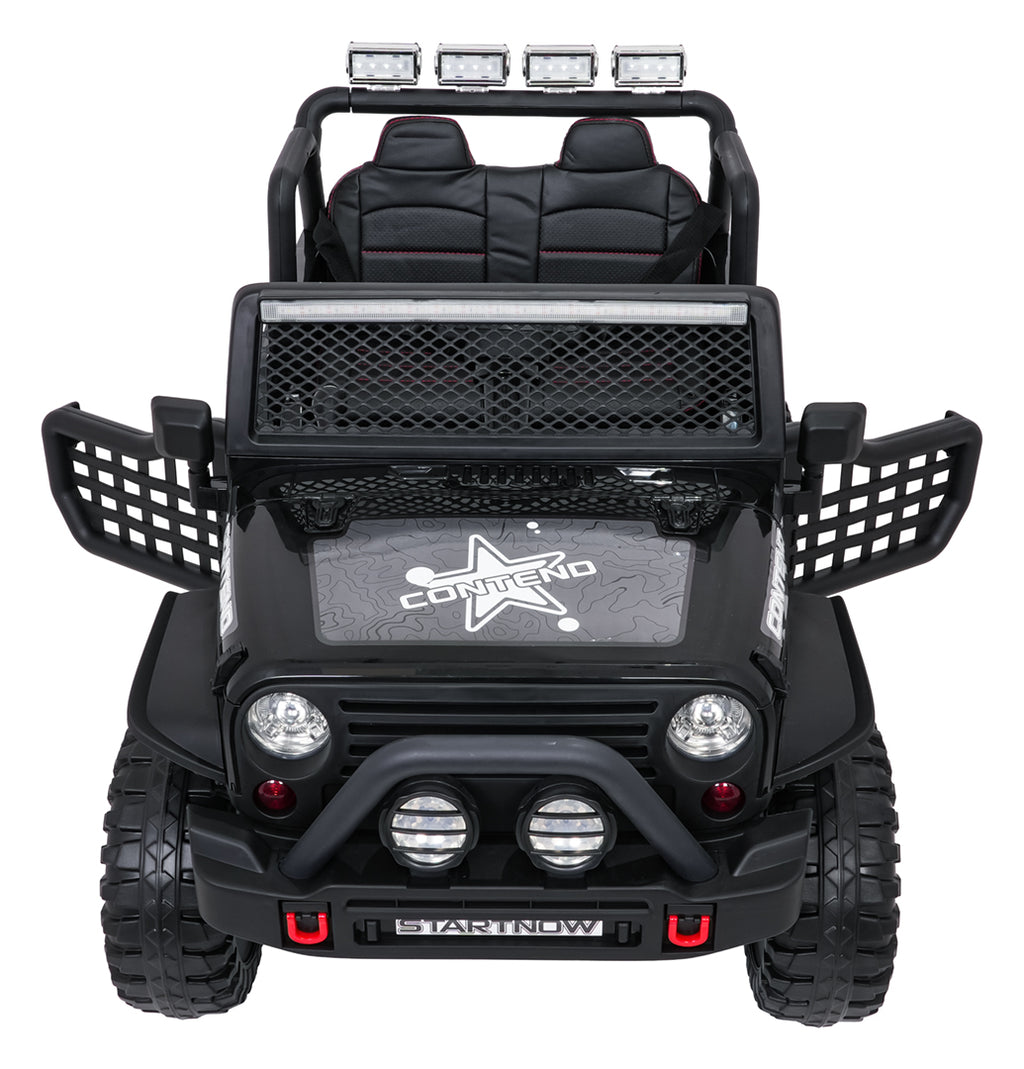 Elektrické autíčko Jeep BEAST 4x4 čierna