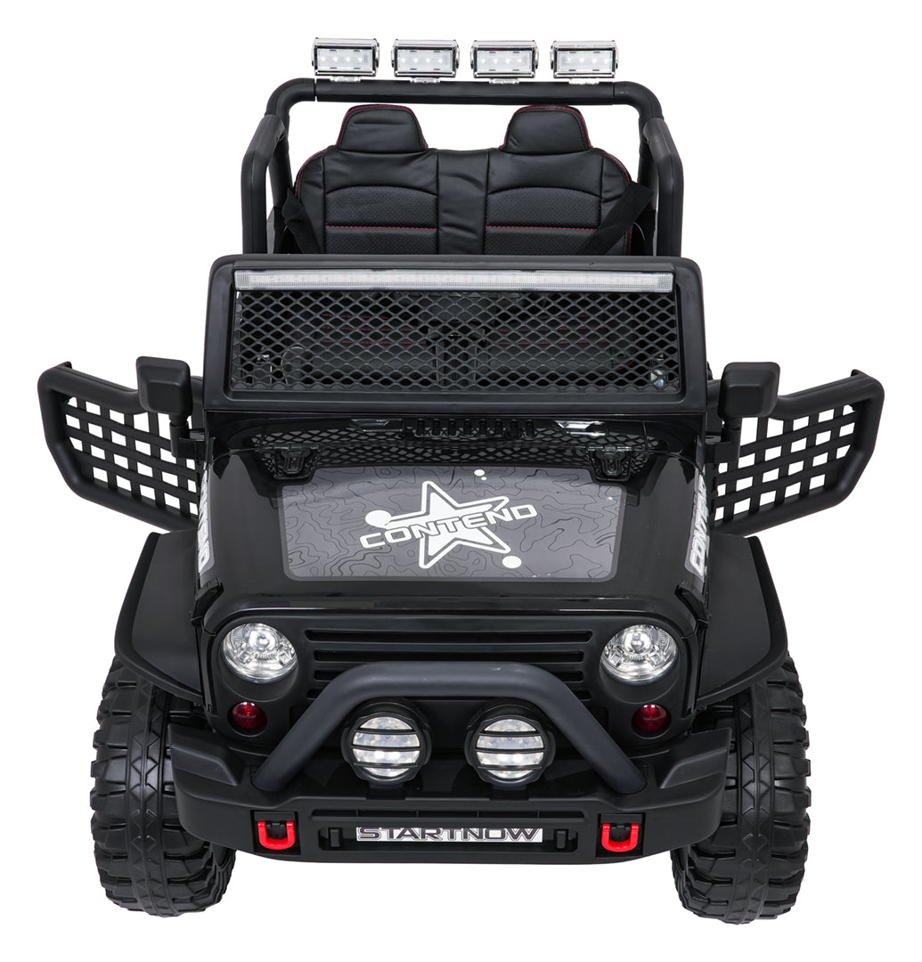 Elektrické autíčko Jeep BEAST 4x4 čierna