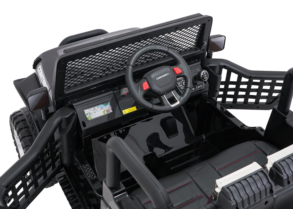 Elektrické autíčko Jeep BEAST 4x4 čierna