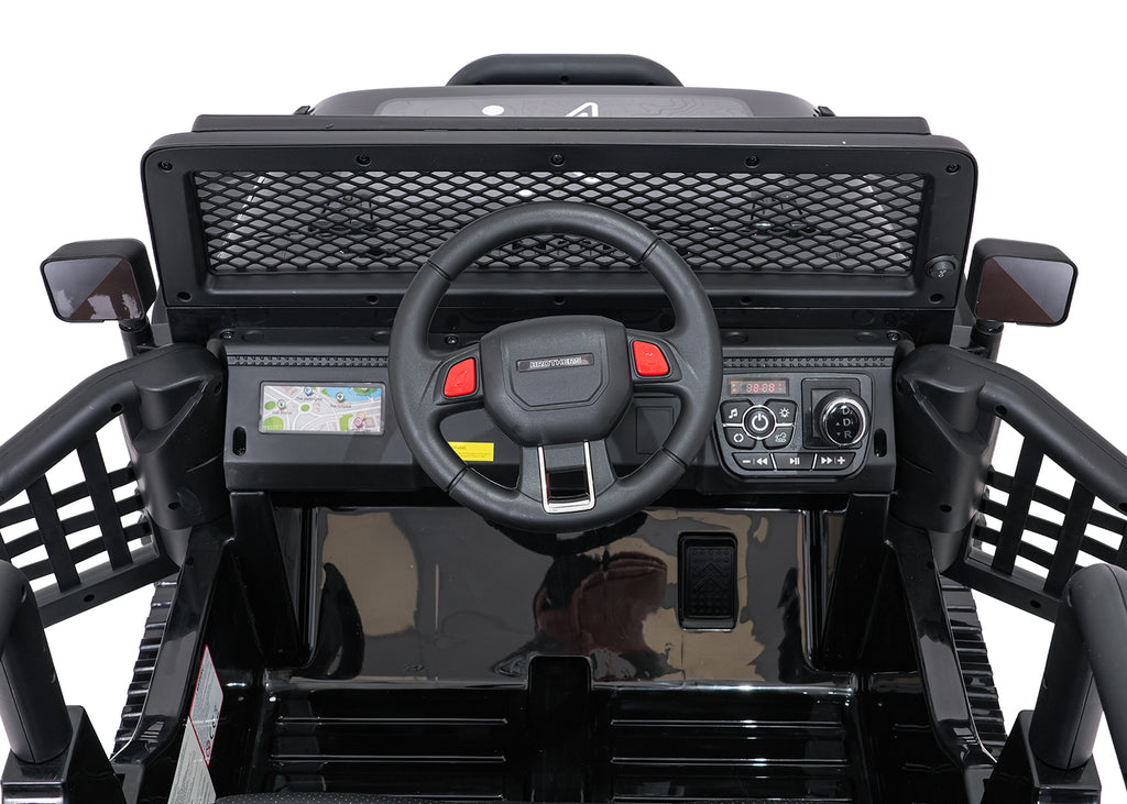 Elektrické autíčko Jeep BEAST 4x4 čierna